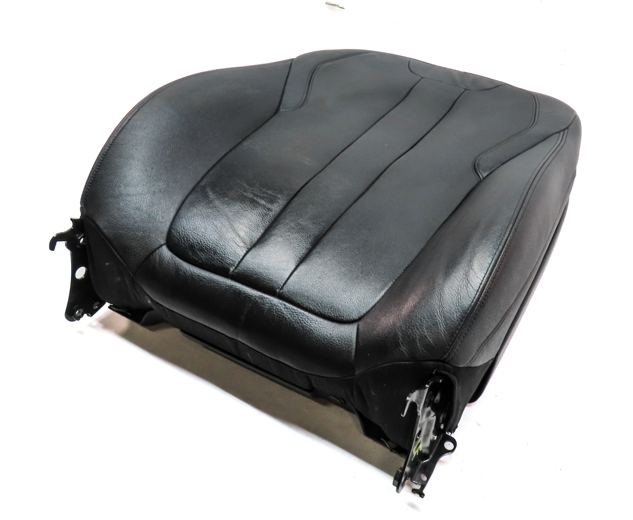 2014 BMW X5 (F15) FRONT LEFT DRIVER UPPER HEATED STANDARD SEAT CUSHION (Black) — exact item pictured